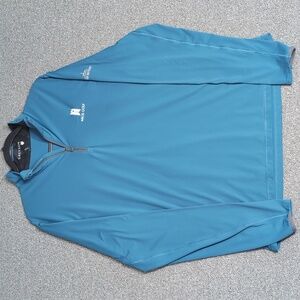 Greyson Tate Mockneck Quarter-Zip Size Medium in Blue Arcis Golf Four Bridges
